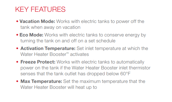 Rheem RTEX-AB7 7.2 kW Electric Water Heater Tank Booster